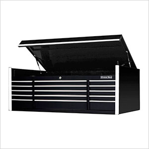 Extreme Tools EX7215CHBK | Professional Black 72-Inch 15-Drawer Tool Chest