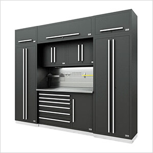 Proslat 74051K | Black and Silver Tool Cabinet System