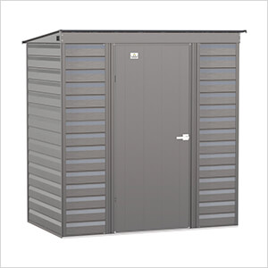 Select 6 x 4 ft. Storage Shed in Charcoal