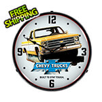 Collectable Sign and Clock 1979 Chevrolet Truck Backlit Wall Clock